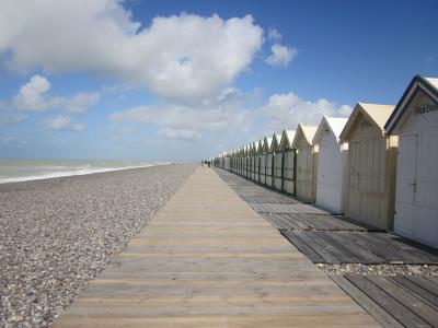 Les cabines de plage de Cayeux sur mer